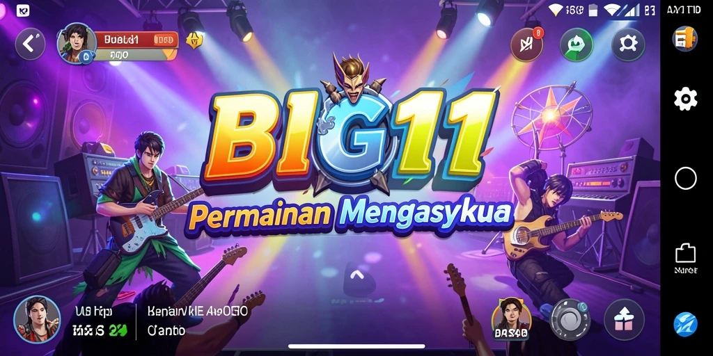Gameplay <strong>BIG11</strong> yang menyenangkan dengan berbagai pilihan lagu.