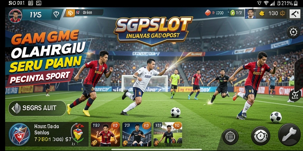 Tampilan menarik gameplay SGPSLOT dalam arena olahraga.