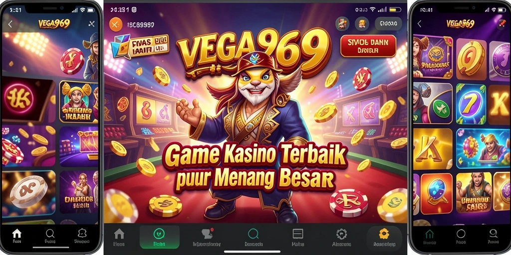 Tampilan gameplay saat bermain di VEGAS969, penuh warna dan interaktif.