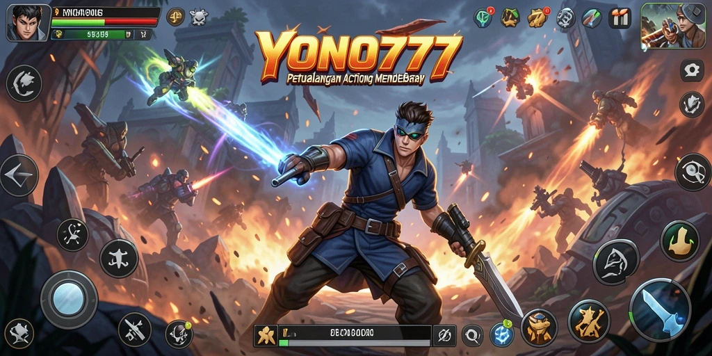 Tampilan gameplay yang mendebarkan di YONO777 dengan aksi seru.